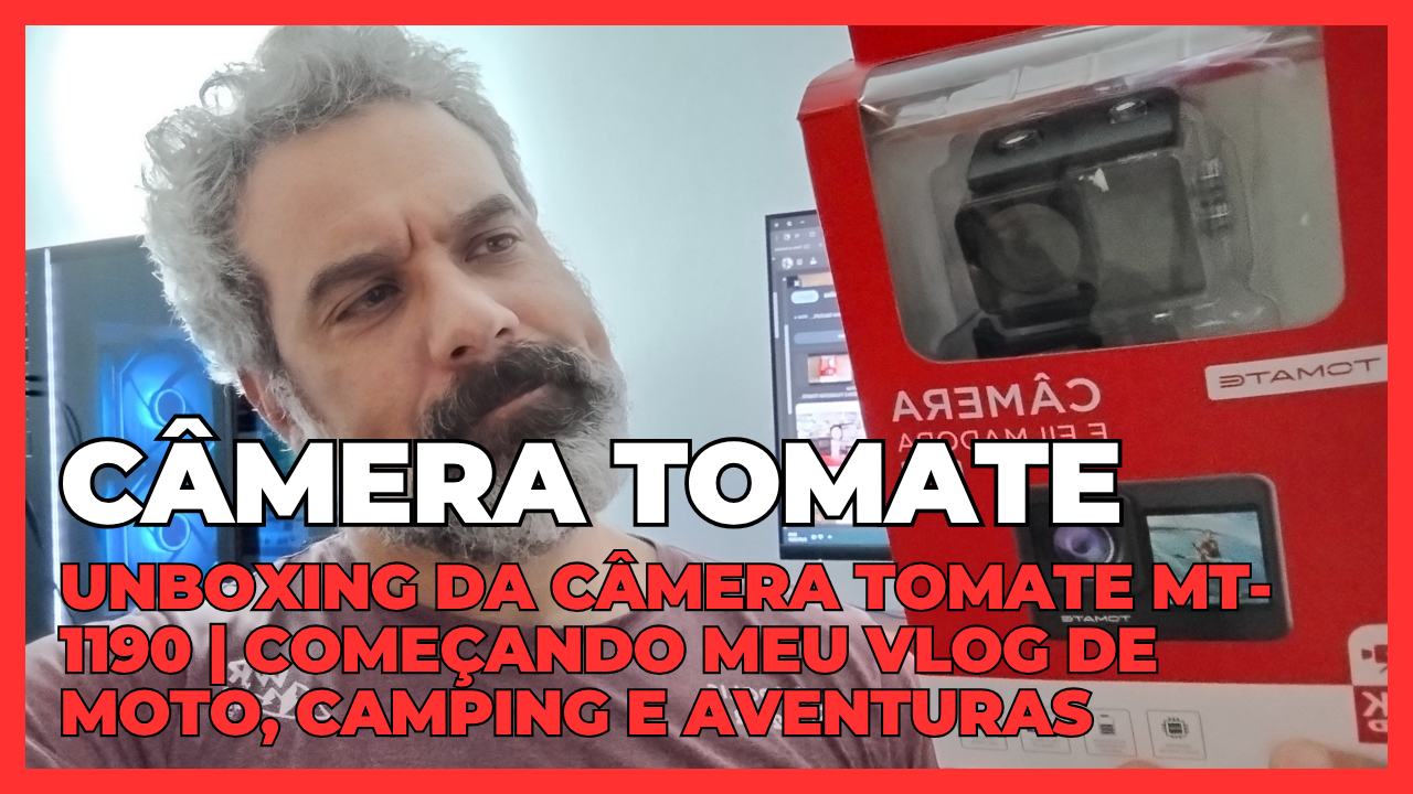 Unboxing da Câmera Tomate MT-1190: Começando Meu Vlog de Moto e Aventuras