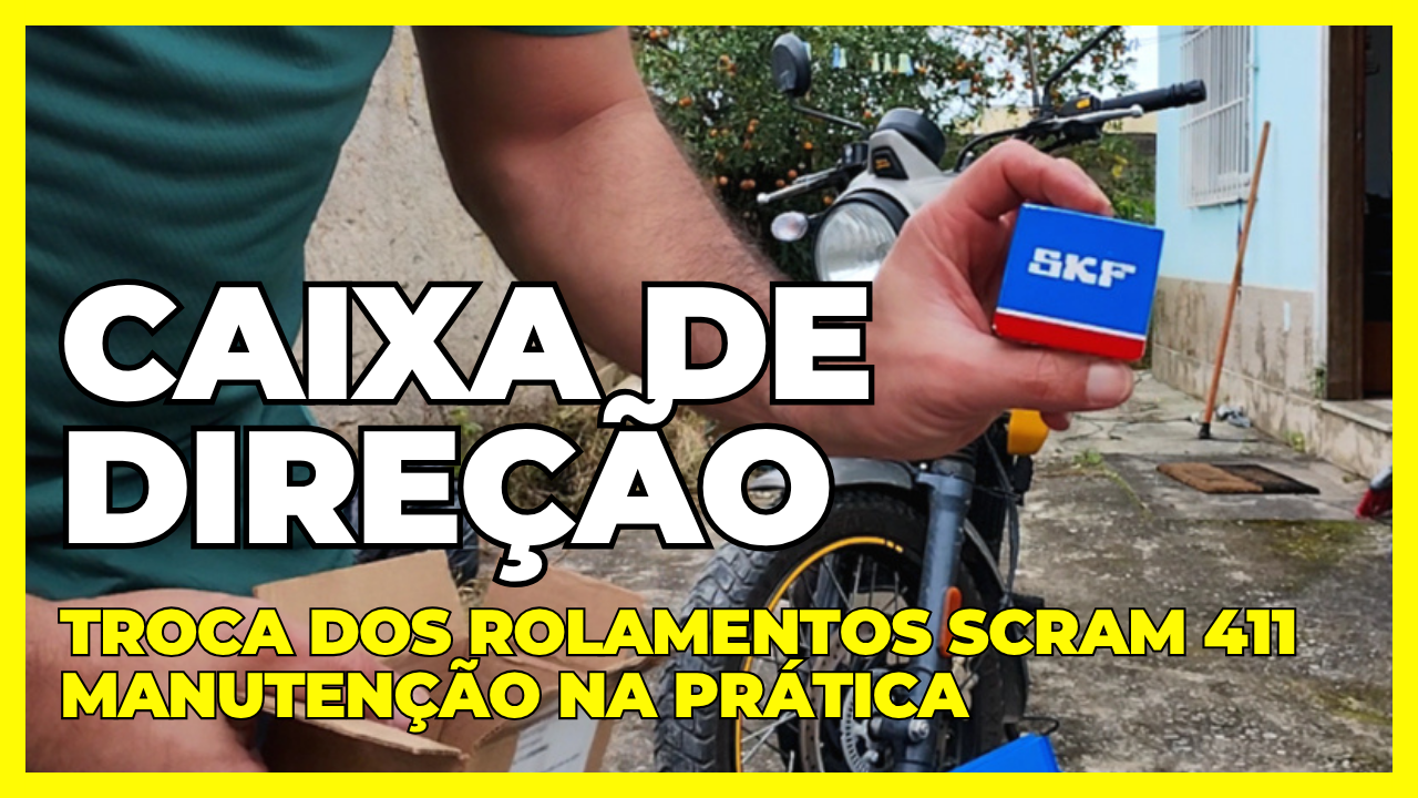 Planejando a Troca dos Rolamentos da Caixa de Direção da Scram 411